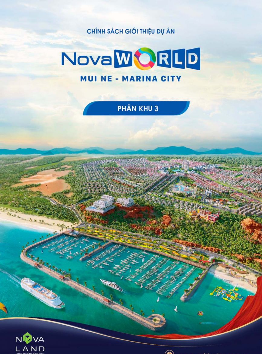 chính sách giới thiệu bán hàng novaworld mũi né marina city